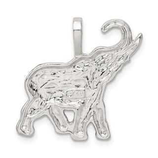 Sterling Silver Elephant Pendant QC2557