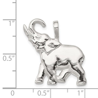 Sterling Silver Elephant Pendant QC2557