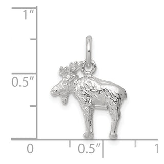Sterling Silver Moose Charm QC2582