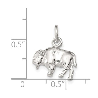 Sterling Silver Buffalo Charm