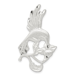 Sterling Silver Hummingbird Pendant QC2610