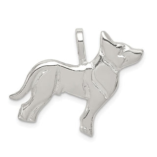 Sterling Silver Dog Charm QC2665