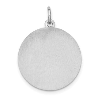 Sterling Silver Rhodium-plated Labrador Retriever Disc Charm
