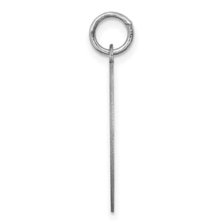 Sterling Silver Rhodium-plated Maltese Disc Charm