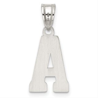 Sterling Silver Initial A Pendant QC2762A