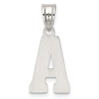 Sterling Silver Initial A Pendant QC2762A