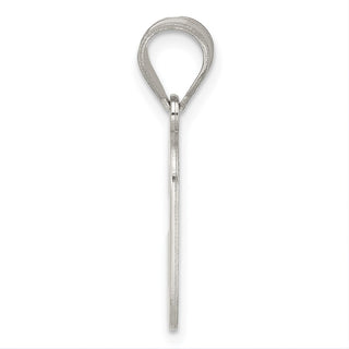Sterling Silver Initial C Pendant QC2762C
