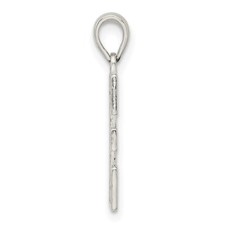 Sterling Silver Initial E Pendant QC2762E