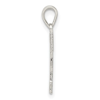 Sterling Silver Initial F Pendant QC2762F
