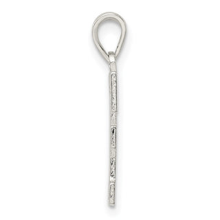 Sterling Silver Initial F Pendant QC2762F