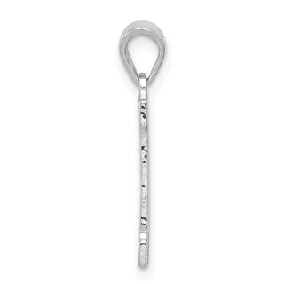 Sterling Silver Initial H Pendant QC2762H