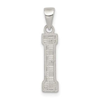 Sterling Silver Initial I Pendant QC2762I