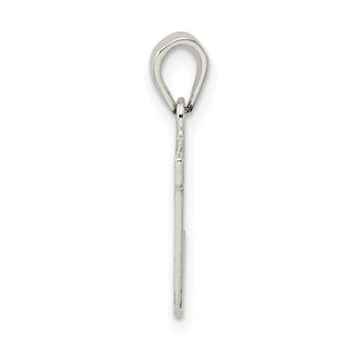 Sterling Silver Initial J Pendant QC2762J