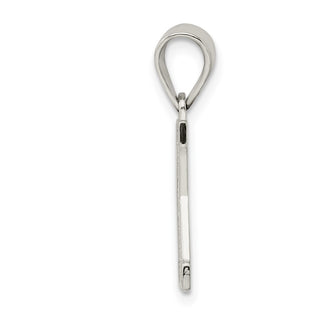 Sterling Silver Initial K Pendant QC2762K