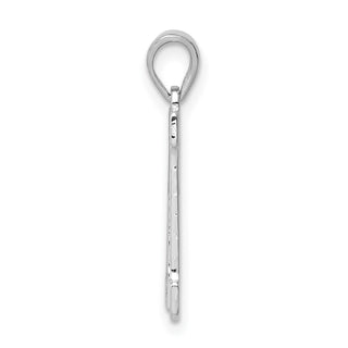 Sterling Silver Initial M Pendant QC2762M