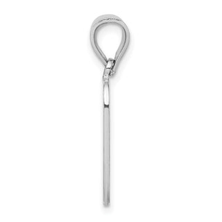 Sterling Silver Initial O Pendant QC2762O