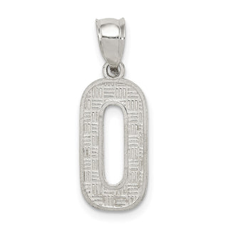 Sterling Silver Initial O Pendant QC2762O