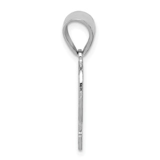 Sterling Silver Initial P Pendant QC2762P