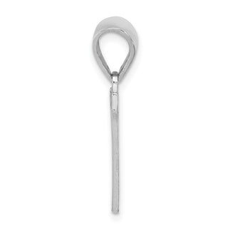 Sterling Silver Initial V Pendant QC2762V