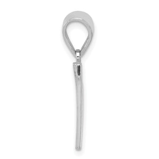 Sterling Silver Initial W Pendant QC2762W