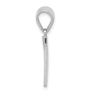 Sterling Silver Initial W Pendant QC2762W