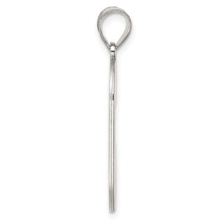 Sterling Silver Initial C Pendant QC2766C