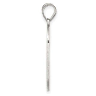 Sterling Silver Initial C Pendant QC2766C