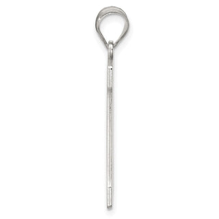 Sterling Silver Initial D Pendant QC2766D