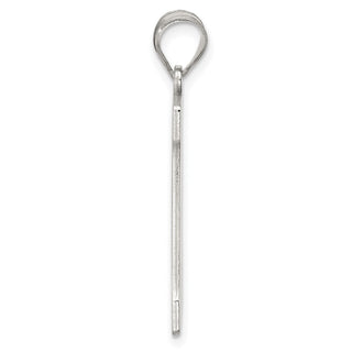 Sterling Silver Initial D Pendant QC2766D