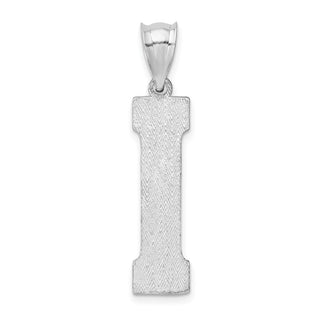 Sterling Silver Initial I Pendant QC2766I