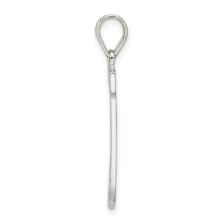 Sterling Silver Initial J Pendant QC2766J