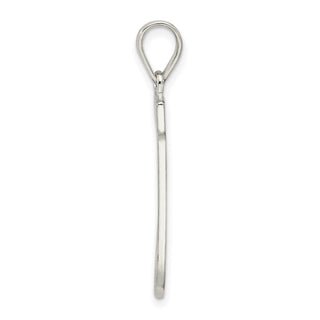 Sterling Silver Initial J Pendant QC2766J