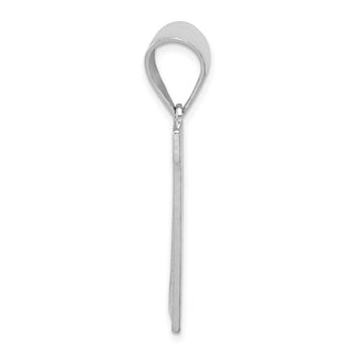 Sterling Silver Initial N Pendant QC2766N