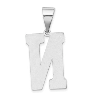 Sterling Silver Initial N Pendant QC2766N