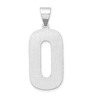 Sterling Silver Initial O Pendant QC2766O