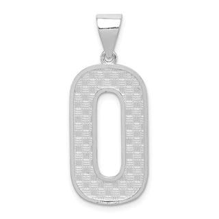 Sterling Silver Initial O Pendant QC2766O