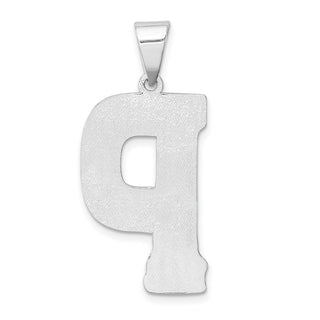 Sterling Silver Initial P Pendant QC2766P