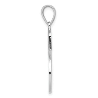 Sterling Silver Initial S Pendant QC2766S