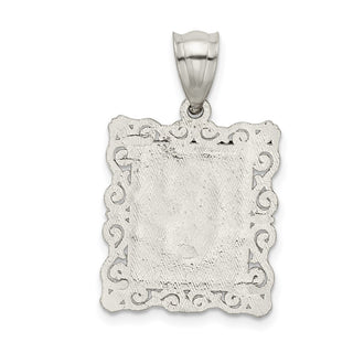 Sterling Silver Initial G Pendant QC2770G