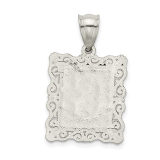 Sterling Silver Initial G Pendant QC2770G