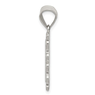 Sterling Silver Initial H Pendant QC2770H