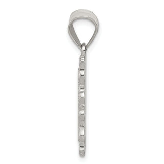 Sterling Silver Initial H Pendant QC2770H