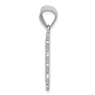 Sterling Silver Initial H Pendant QC2770H