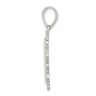 Sterling Silver Initial K Pendant QC2770K