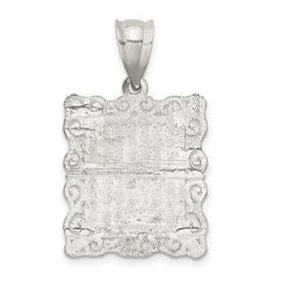 Sterling Silver Initial N Pendant QC2770N