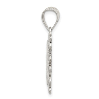 Sterling Silver Initial V Pendant QC2770V