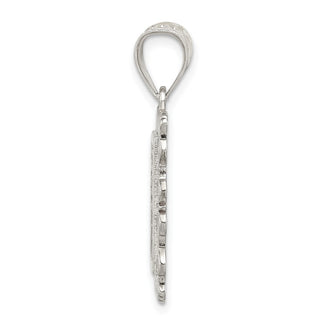 Sterling Silver Initial V Pendant QC2770V