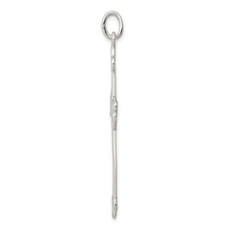 925 Sterling Silver Budded Cross Pendant QC2880