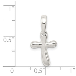 Sterling Silver Tiny Freeform Cross Charm