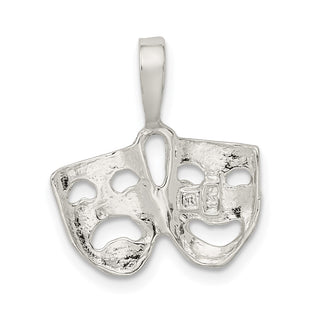 Sterling Silver Comedy/Tragedy Pendant QC3092